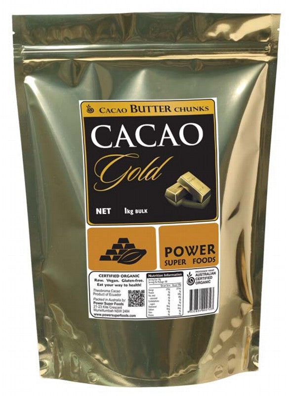 POWER SUPER FOODS Cacao Gold  Butter (Chunks) 1kg