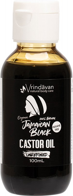 VRINDAVAN Jamaican Black Castor Oil  Unrefined 100ml