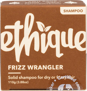 ETHIQUE Solid Shampoo Bar  Frizz Wrangler - Dry Or Frizzy Hair 110g