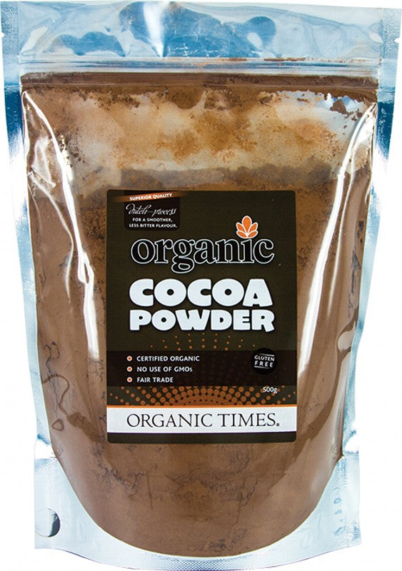 ORGANIC TIMES Cocoa Powder 500g
