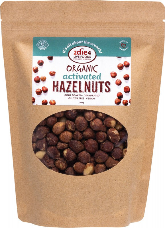 2DIE4 LIVE FOODS Organic Activated Hazelnuts 300g