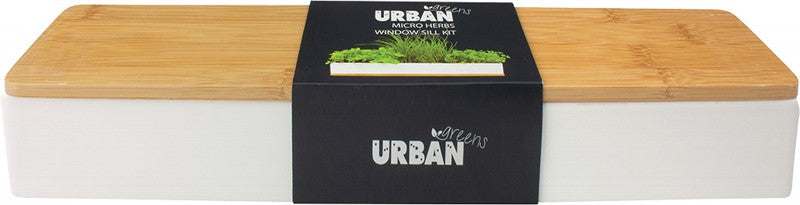 URBAN GREENS Windowsill Grow Kit  Microherbs - 45x8x6cm 1