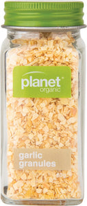 PLANET ORGANIC Spices  Garlic Granules 60g