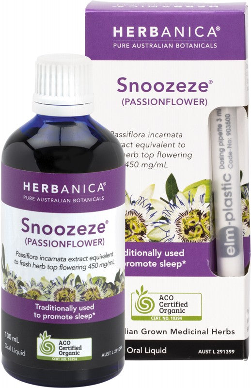 PPC HERBS Herbanica Herbal Tincture  Snoozeze - Passionflower 100ml