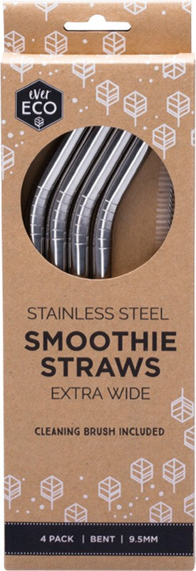 EVER ECO Stainless Steel Straws - Bent  Smoothie 4