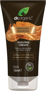 DR ORGANIC Men's Shaving Cream  Organic Ginseng 125ml