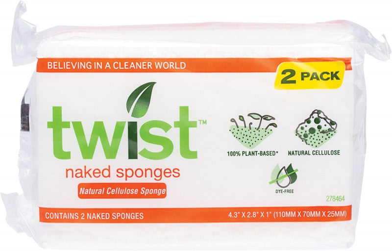 TWIST Naked Sponge  Plant-Based Sponge 2