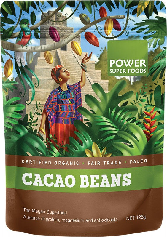 POWER SUPER FOODS Cacao Beans  "The Origin Series" 125g