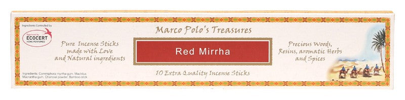 MARCO POLO'S TREASURES Incense Sticks  Red Mirrha 10