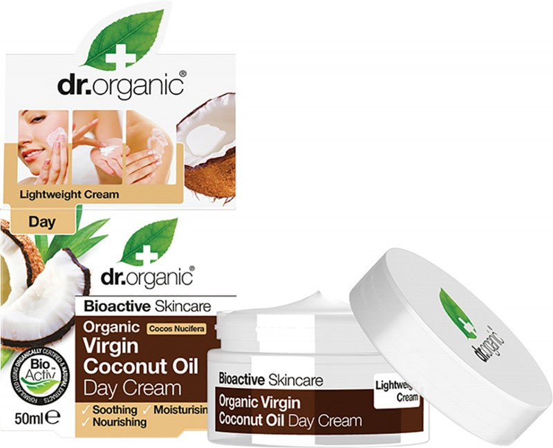 DR ORGANIC Day Cream  Organic Virgin Coconut Oil 50ml