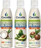 Cocolife Non-Aersol Spray G/F Range Gift Pack (Coconut, Macadamia, Avocado)