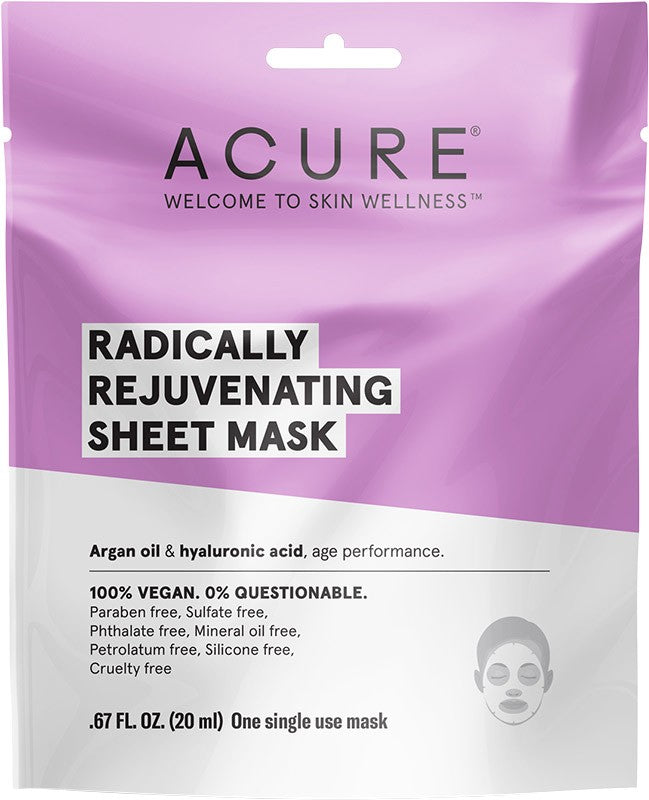 ACURE Radically Rejuvenating  Sheet Mask 20ml