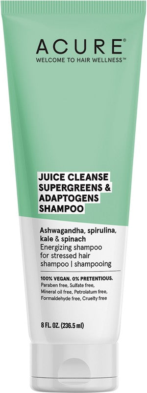 ACURE Juice Cleanse S/greens & Adaptogens  Shampoo 236ml