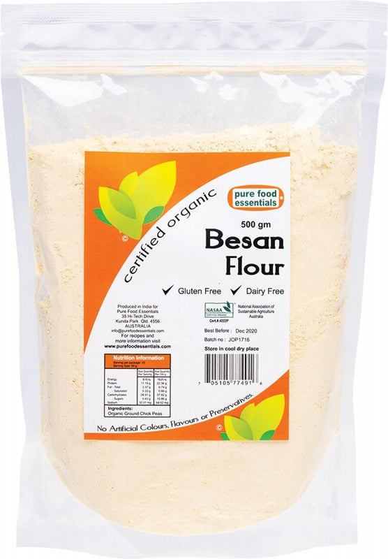 PURE FOOD ESSENTIALS Flour  Besan 500g