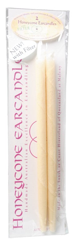 HONEYCONE Ear Candles With Filter  100% Unbleached Cotton 2