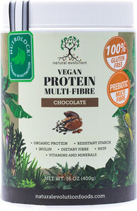 NATURAL EVOLUTION Vegan Protein Multi-Fibre  Chocolate 400g