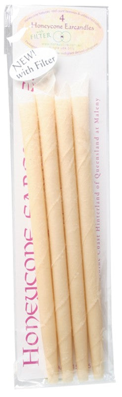 HONEYCONE Ear Candles With Filter  100% Unbleached Cotton 4
