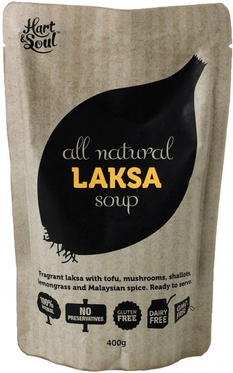 Hart & Soul All Natural Laksa Soup in Pouch 400g