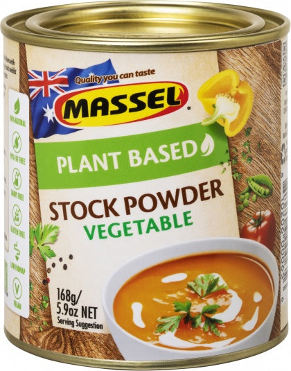 Massel Plant Based Stock Powder Vegetable G/F 168g
