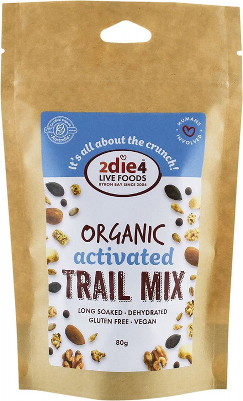 2DIE4 LIVE FOODS Organic Activated Trail Mix 80g