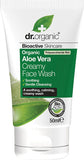 DR ORGANIC Creamy Face Wash (Mini)  Organic Aloe Vera 50ml