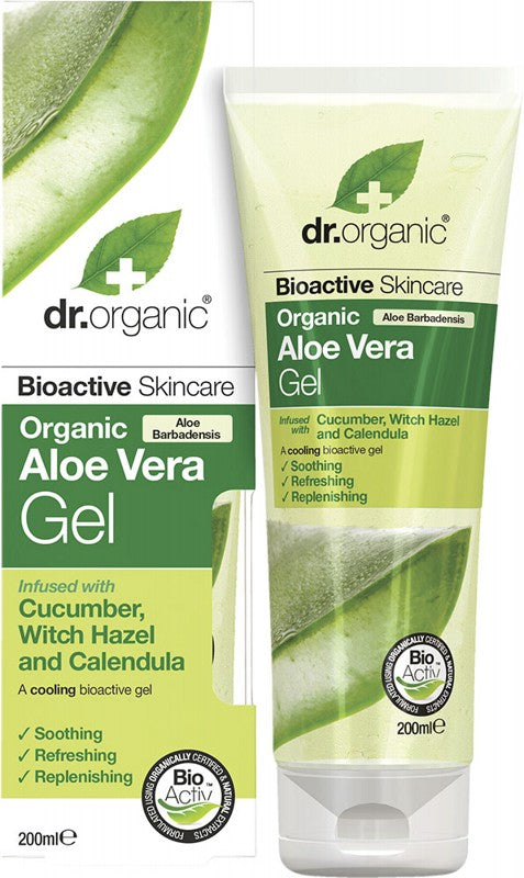 DR ORGANIC Aloe Vera Gel With Cucumber  Organic Aloe Vera 200ml