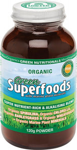 GREEN NUTRITIONALS Organic Green Superfoods  Powder 120g