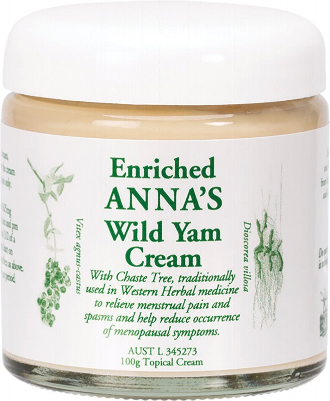 ANNA'S Wild Yam Cream (Her)  Menstrual & Menopausal Symptoms 100g