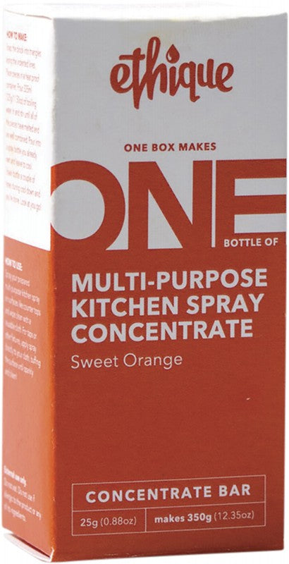 ETHIQUE Multi-purpose Kitchen Spray  Concentrate - Sweet Orange 25g