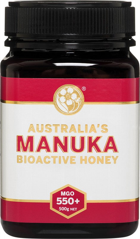 AUSTRALIA'S MANUKA Bioactive Honey  MGO550+ 500g