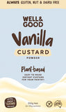 Well And Good Plant-Based Vanilla Custard Powder 2x125g Sachets