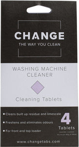 CHANGE Cleaning Tablets  Washing Machine Cleaner 4 Tabs