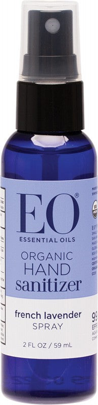 EO Hand Sanitizer Spray  Organic - French Lavender 59ml