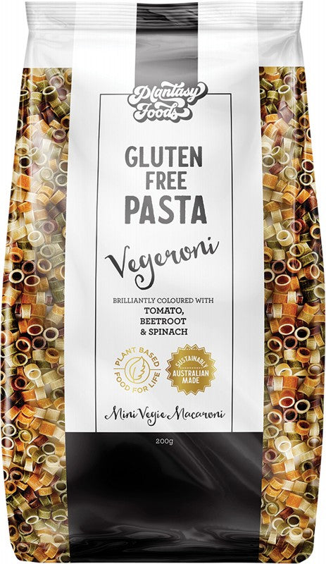PLANTASY FOODS Gluten Free Pasta  Vegeroni - Mini Macaroni 200g
