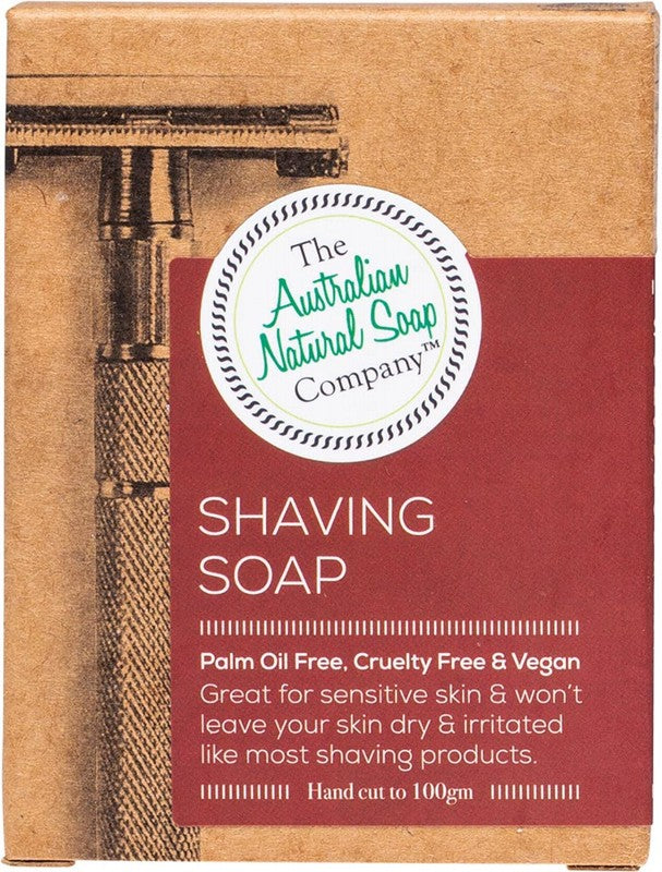 THE AUSTRALIAN NATURAL SOAP CO Shaving Soap Bar 100g