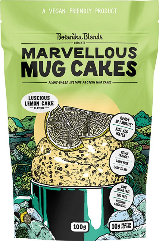 BOTANIKA BLENDS Marvellous Mug Cakes  Luscious Lemon Cake 100g
