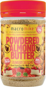 MACRO MIKE Powdered Almond Butter  Strawberry Cheezecake 180g