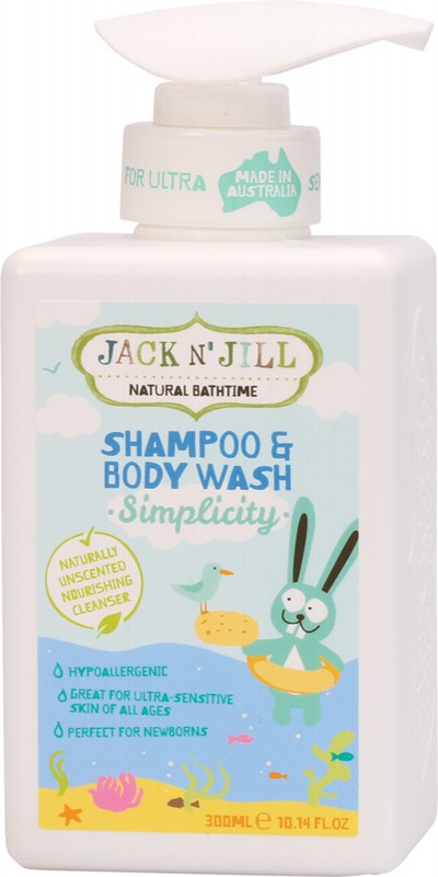 JACK N' JILL Shampoo & Body Wash  Simplicity 300ml