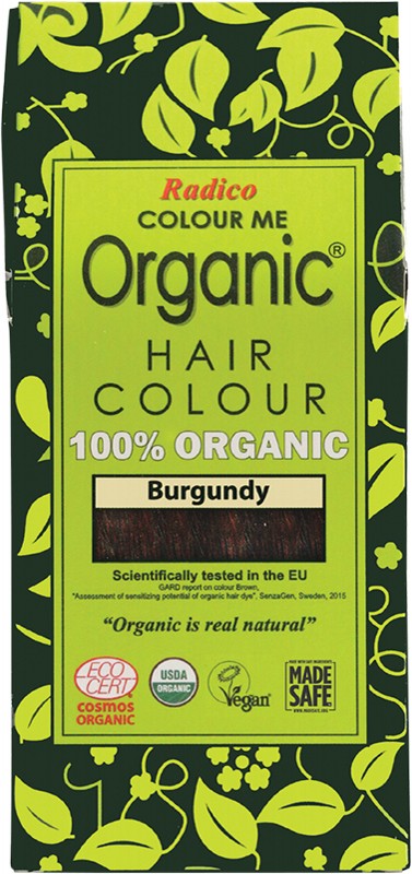 RADICO Colour Me Organic - Hair Colour  Powder - Burgundy 100g