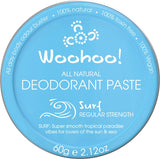 WOOHOO BODY Deodorant Paste (Tin)  Surf - Regular Strength 60g