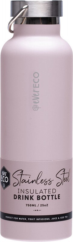 EVER ECO Insulated Stainless Steel Bottle  Byron Bay - Lilac 750ml