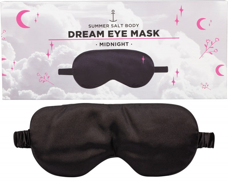 SUMMER SALT BODY Dream Eye Mask  Midnight (Satin + Spandex) 1