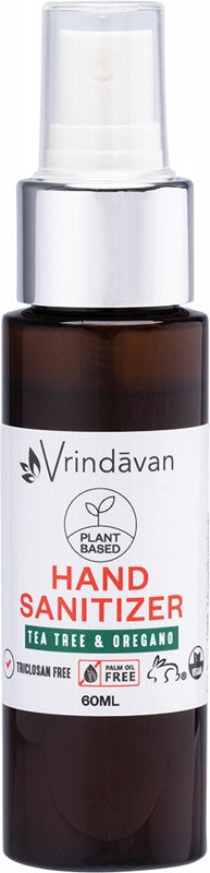 VRINDAVAN Hand Sanitizer  Tea Tree & Oregano 60ml