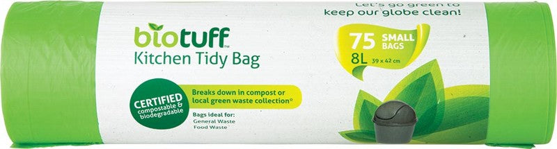 BIOTUFF Kitchen Tidy Bag  Small Bags - 8L 75