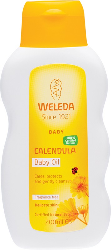 WELEDA Calendula Baby Oil  Fragrance Free 200ml