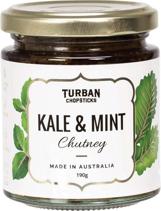 TURBAN CHOPSTICKS Chutney  Kale & Mint 190g
