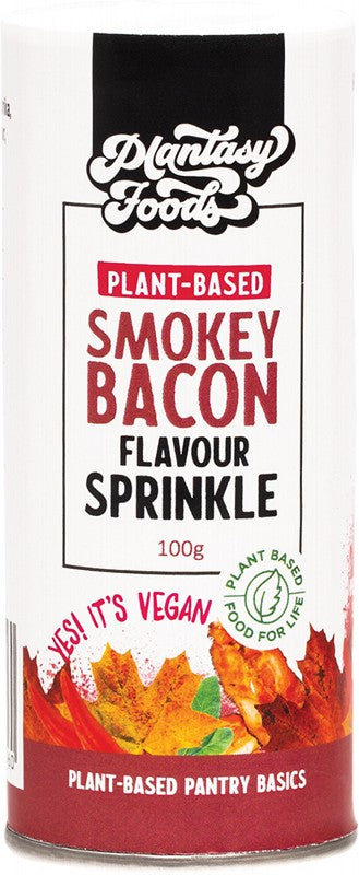 PLANTASY FOODS Smokey Bacon Flavour Sprinkle  Vegan Seasoning 100g