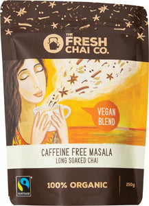 THE FRESH CHAI CO Vegan Caffeine Free Masala  Long Soaked Chai 250g