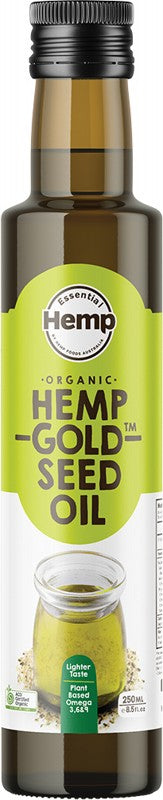 ESSENTIAL HEMP Organic Hemp Gold Seed Oil  Contains Omega 3, 6 & 9 250ml