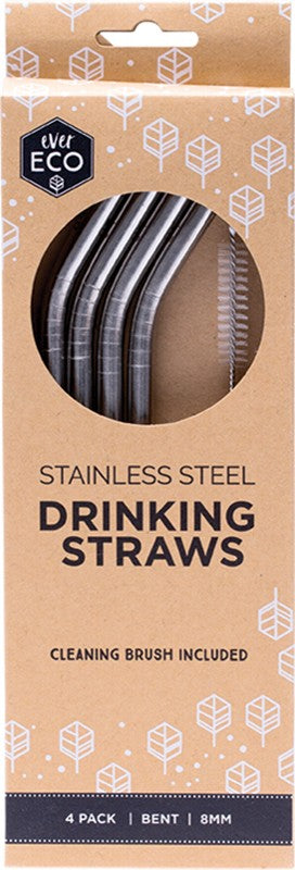 EVER ECO Stainless Steel Straws - Bent 4